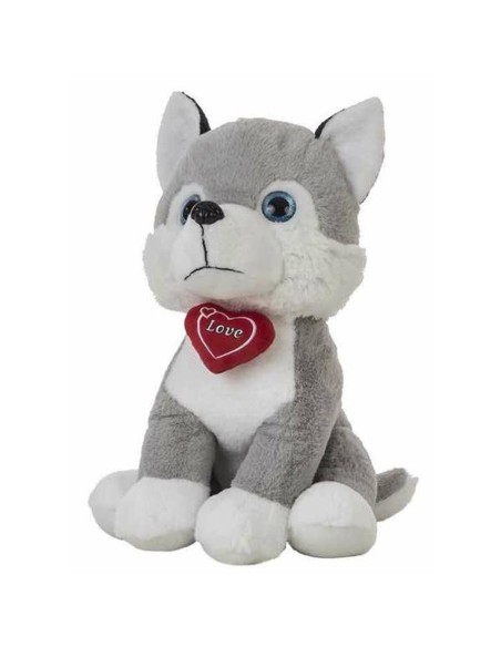 Fluffy toy Husky Heart 48 cm
