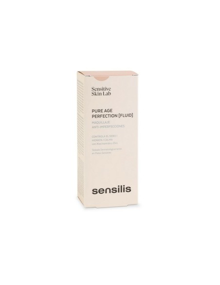 Crème Make-up Base Sensilis Pure Age Perfection 02-sand Anti-imperfections (30 ml)