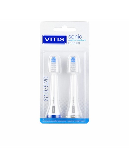 Spare for Electric Toothbrush Vitis Sonic S10/S20 2 Units