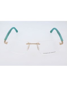 Men' Spectacle frame Porsche Design P8233-E Golden ø 60 mm