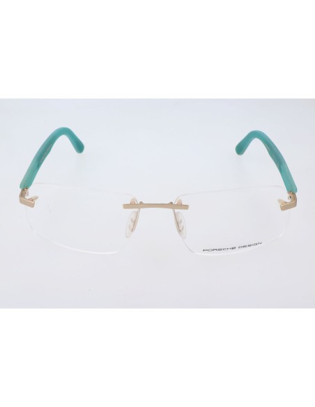 Men' Spectacle frame Porsche Design P8233-E Golden ø 60 mm