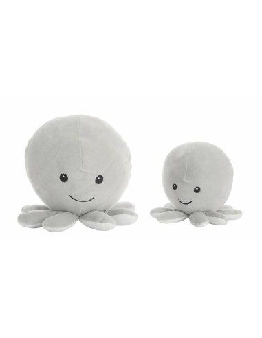 Fluffy toy Grey Octopus 26 cm