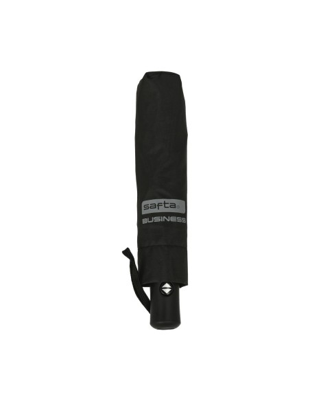 Foldable Umbrella Safta Business Black (Ø 102 cm)