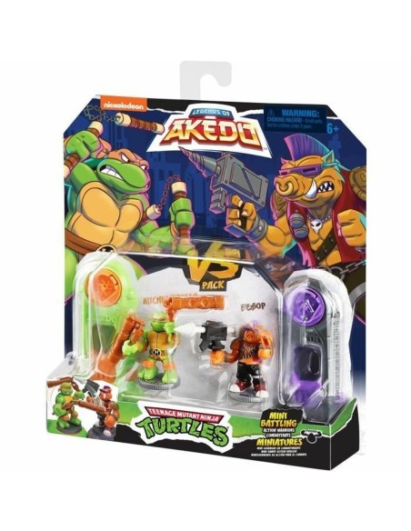 Combat figures Teenage Mutant Ninja Turtles Legends of Akedo: Michelangelo vs Evil Bepop