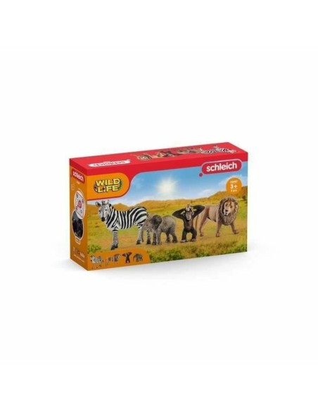 Animal figures Schleich 42387 Wild Life: Safari 4 Pieces Plastic