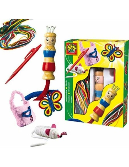 Educational Game SES Creative Tricotin  With yarns of different colors Multicolour (1 Piece)