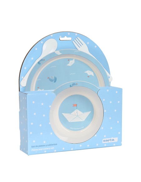 Children’s Dinner Set Safta Ship Polyurethane (4 Pieces)