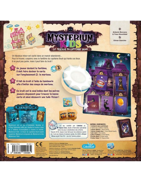 Board game Asmodee Mysterium Kids: Le Trésor du Capitaine Bouh (FR)