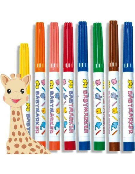 Set of Felt Tip Pens babies SES Creative SOPHIE LA GIRAFE Multicolour