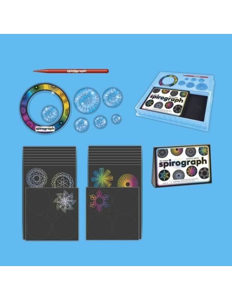 Drawing Set Spirograph Silverlit Black