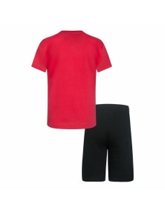 Children's Sports Outfit Converse Core Tee Ft Short Black Magenta 2