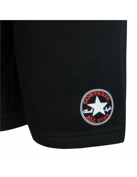 Children's Sports Outfit Converse Core Tee Ft Short Black Magenta