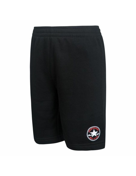 Children's Sports Outfit Converse Core Tee Ft Short Black Magenta