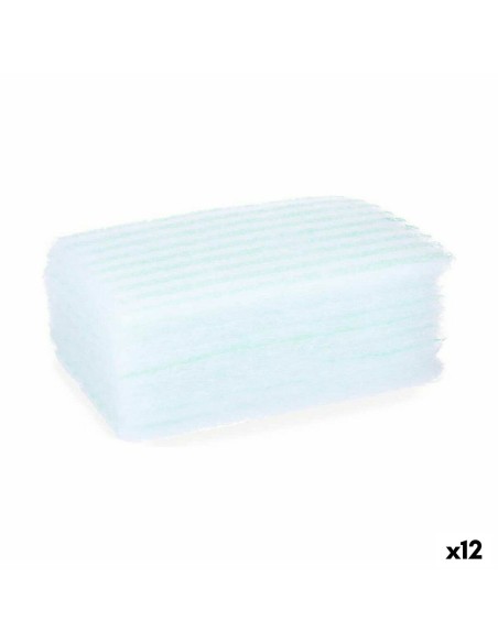 Body Sponge Berilo 11880014 Blue White 19,5 x 12 x 1,5 cm Soap (12 Units)