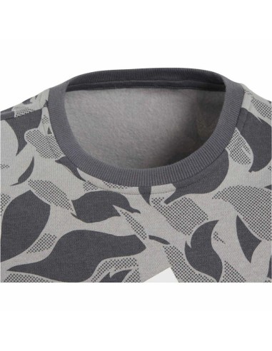 Hoodless Sweatshirt for Girls Adidas ID Crew Grey Light grey