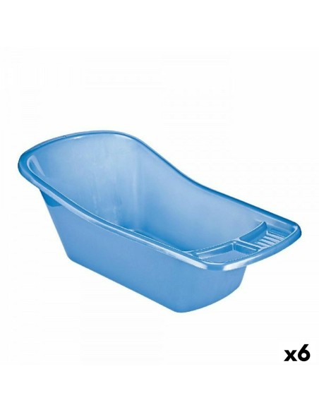 Bathtub Children's 80 x 43 x 30 cm Blue White (6 Units)