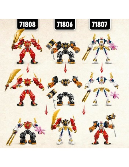 Playset Lego 71808 Kai Fire Elemental Mecca - ToyPro