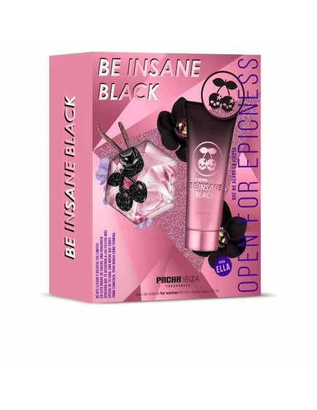 Women's Perfume Set Pacha Ibiza Be Insane Black 2 Pieces