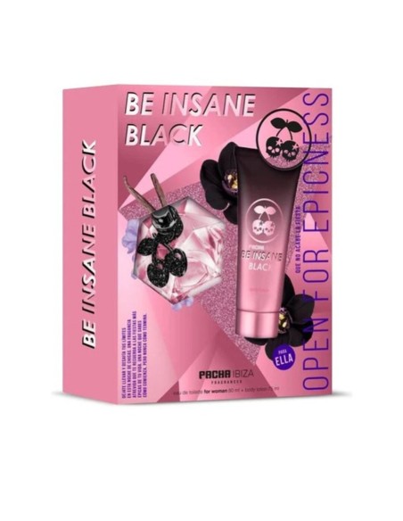 Women's Perfume Set Pacha Ibiza Be Insane Black 2 Pieces