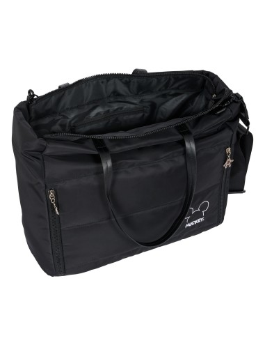 Bag Mickey Mouse Clubhouse Teen Mood Black 40 x 31 x 17 cm Padded