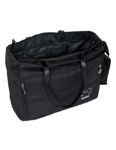 Bag Mickey Mouse Clubhouse Teen Mood Black 40 x 31 x 17 cm Padded