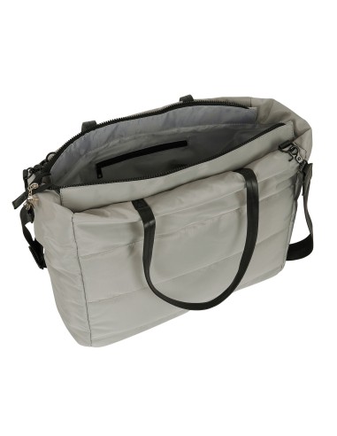 Bag Minnie Mouse Teen Sand Padded Grey 40 x 31 x 17 cm