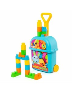 Building Blocks Game Moltó 20 Pieces Trolley
