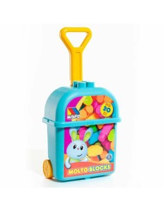 Building Blocks Game Moltó 20 Pieces Trolley 2