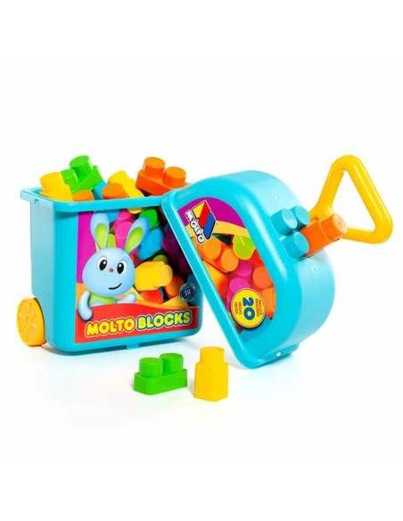 Building Blocks Game Moltó 20 Pieces Trolley