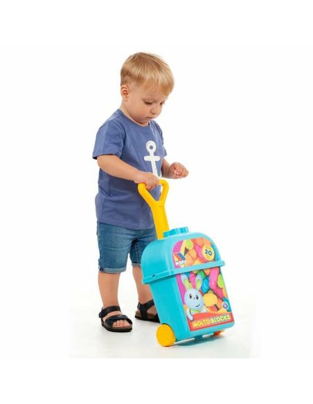 Building Blocks Game Moltó 20 Pieces Trolley