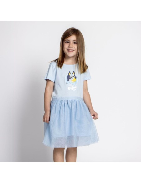 Dress Bluey Light Blue