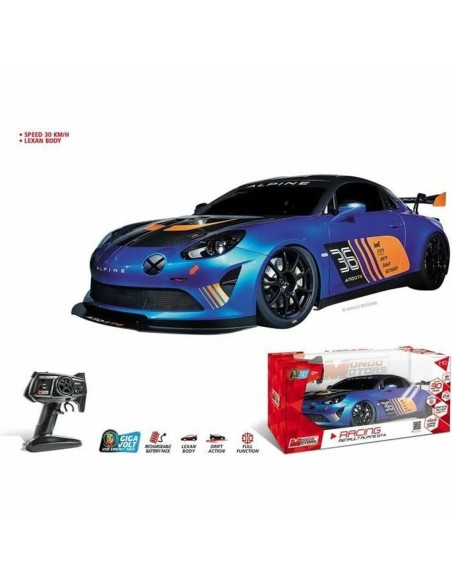 Remote-Controlled Car Mondo Alpine A110 GT4 R / C 1:10 Turquoise