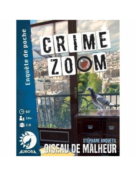 Board game Asmodee Crime Zoom : Oiseau de Malheur (FR)