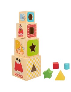 Stacking Blocks Disney 8 Pieces 4 Units 12,2 x 12,2 x 12,2 cm 2