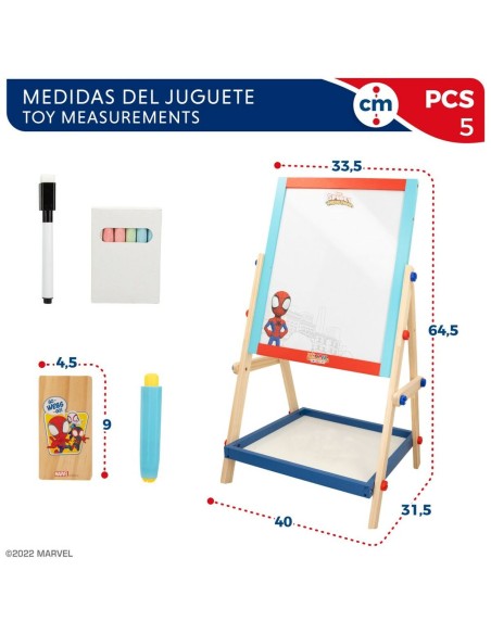 2 in 1 Board Spidey 5 Pieces 4 Units 40 x 64,5 x 31,5 cm