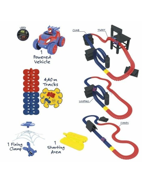 Racetrack Smoby Spidey Amazing Friends Flextrem set