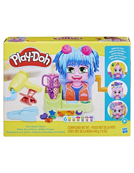 Modelling Clay Game Hasbro Playdoh Accessories 6 Pots Hair