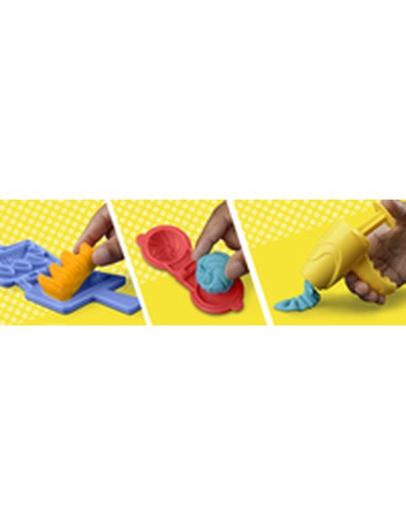 Modelling Clay Game Hasbro Playdoh Accessories 6 Pots Hair