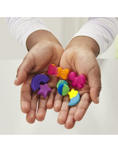 Modelling Clay Game Hasbro Playdoh Accessories 6 Pots Hair