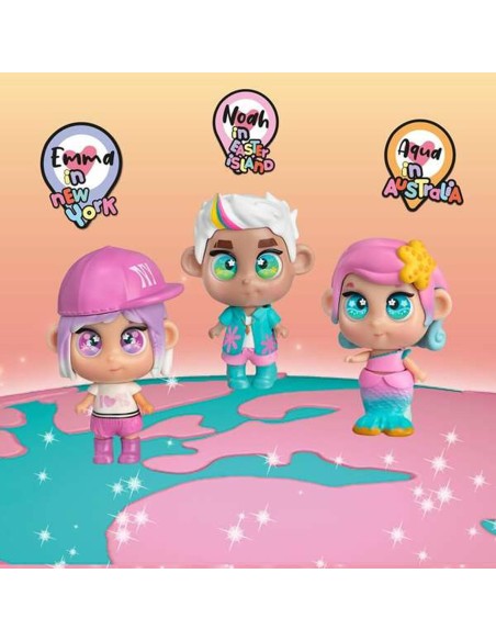 Baby Doll Famosa Mini Trotties Emoji Eyes 12 cm Articulated