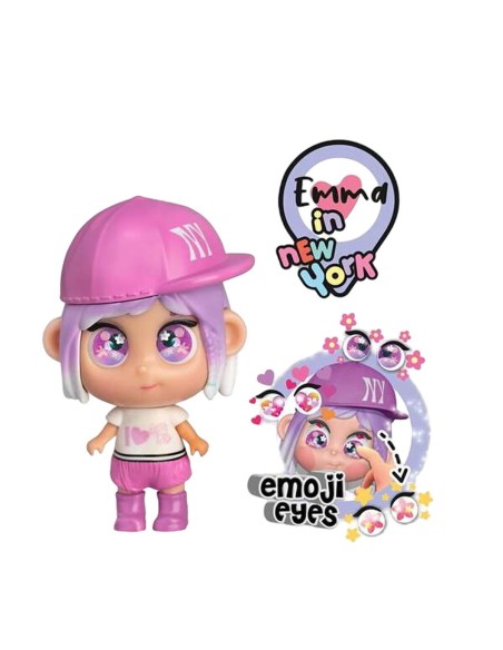 Baby Doll Famosa Mini Trotties Emoji Eyes 12 cm Articulated