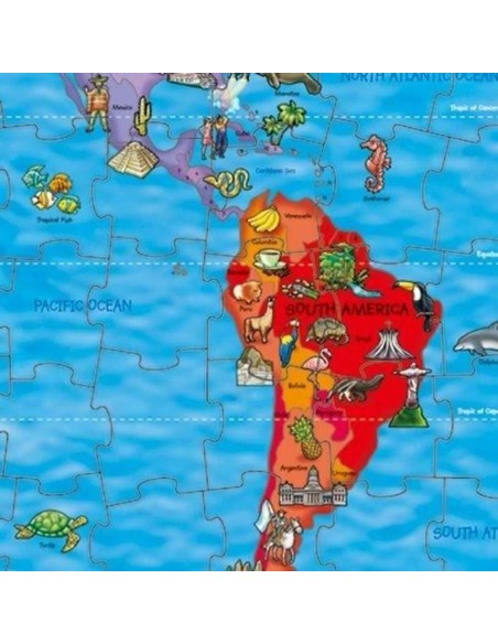 Puzzle Orchard World Map (FR)