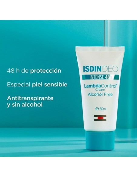 Cream Deodorant Isdin LambdaControl 50 ml Sensitive skin