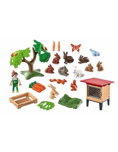 Playset Playmobil 71252 Country Rabbit Hutch 41 Pieces 2