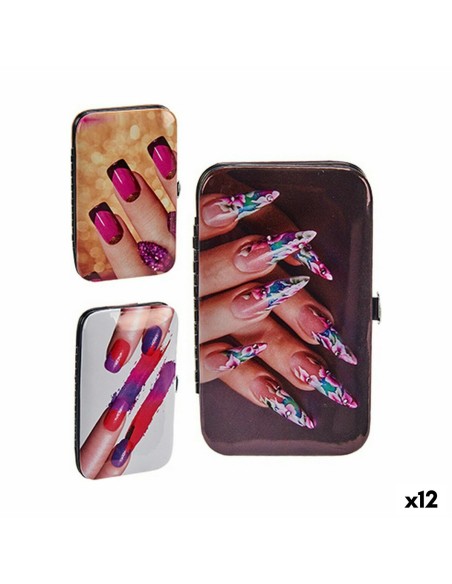 Manicure Set Plastic Nails (12 Units)