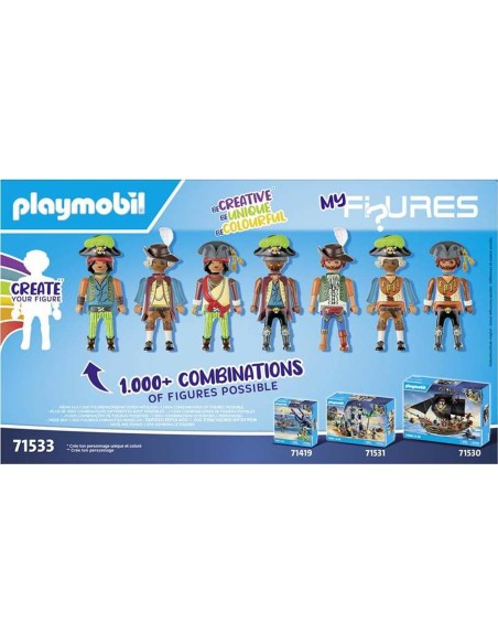 Playset Playmobil Pirates 71533 83 Pieces