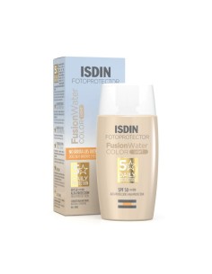 Sun Protection with Colour Isdin Fotoprotector Clear Spf 50 50 ml
