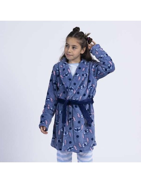 Children's Dressing Gown Stitch Blue 5 Years