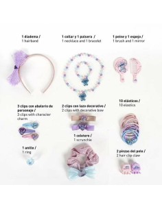 Hair accessories Stitch Pink 24 Pieces 2