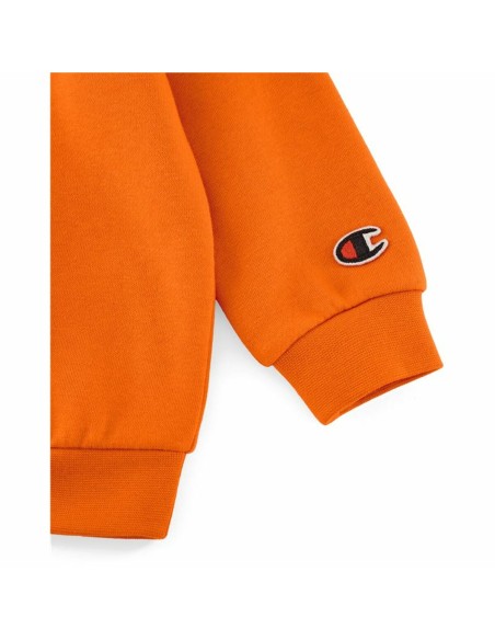 Sports Outfit for Baby Champion Crewneck Suit Orange Dark Orange